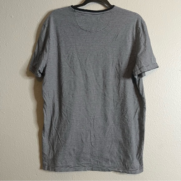 Calvin Klein Gray Striped Shirt - Picture 3 of 5